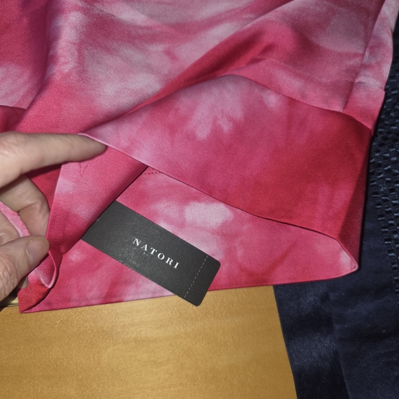 Natori Pink Tie-Dye Midi Kaftan - Picture 6 of 9